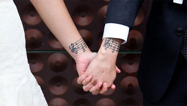 Notes Couples Tattoos