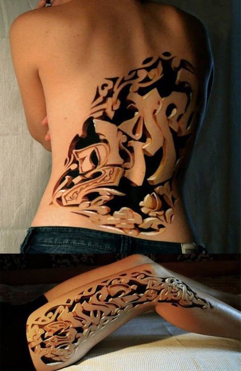 3D Tattoo Design beautifulfeed (22)