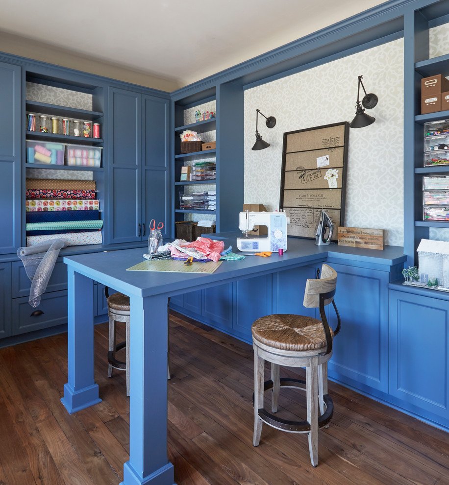 Transitional Style Home Office