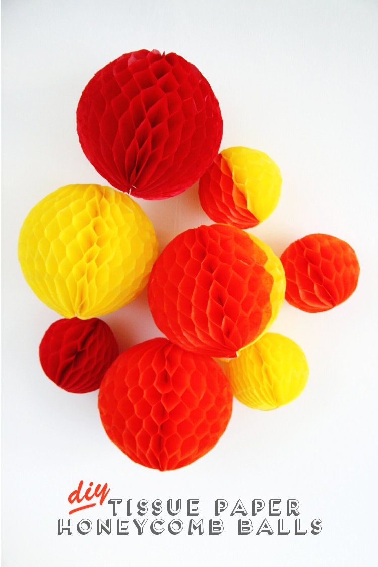 Diy Tissue Paper Honeycomb Balls
