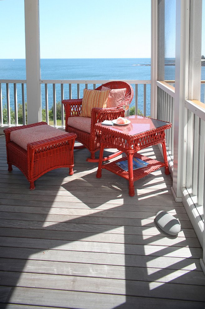 Beach Front red Wicker Furniture