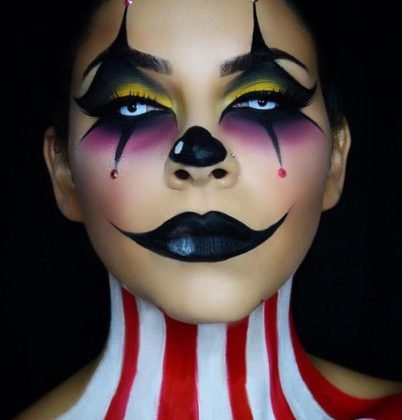 25 Funky Clown Makeup Ideas For Halloween